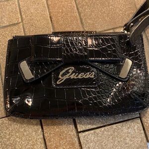 Guess Black leather Clutch Bag